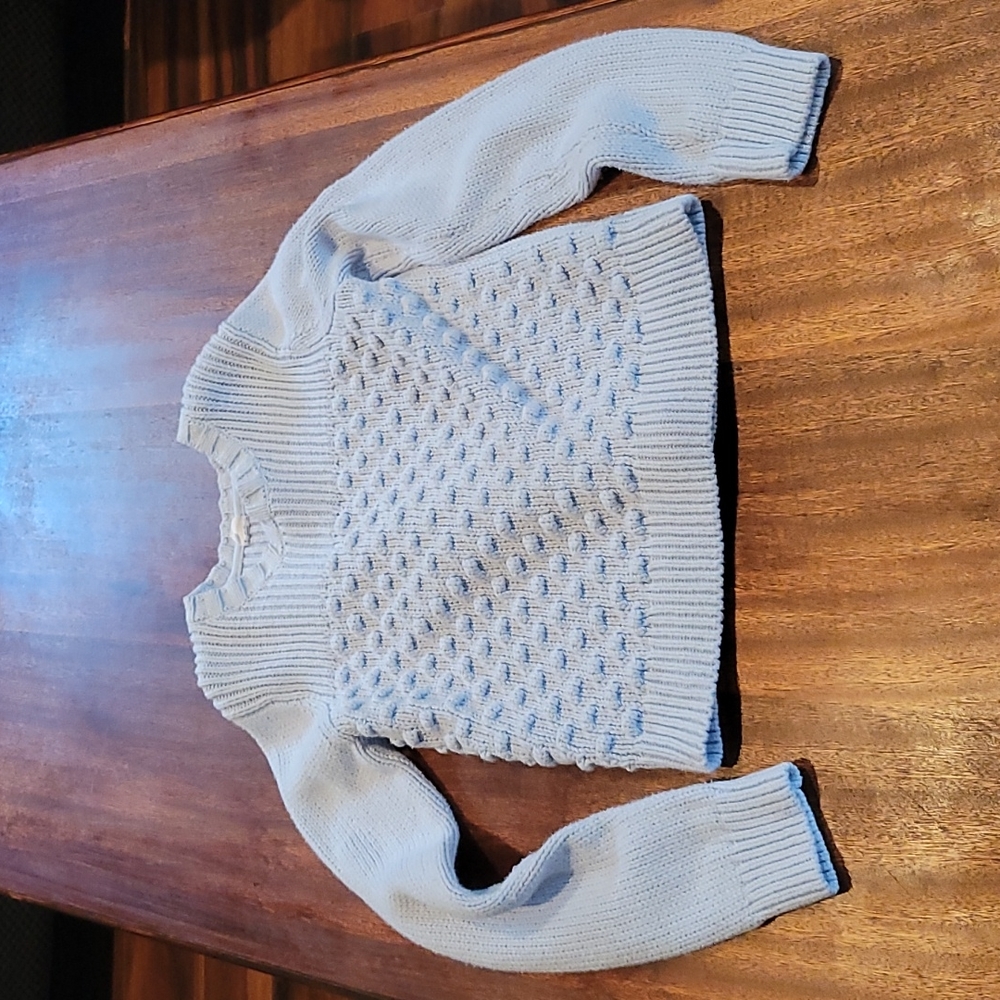 Girls Gap light blue sweater